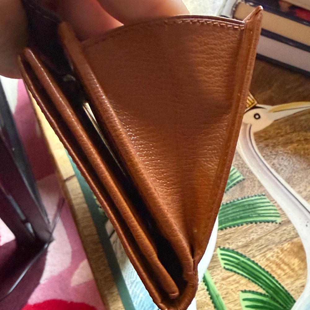 LOEWE Velazquez Embossed Leather Long Wallet Mini Wallet BEAUTIFUL! W/Chain - Picture 16 of 17